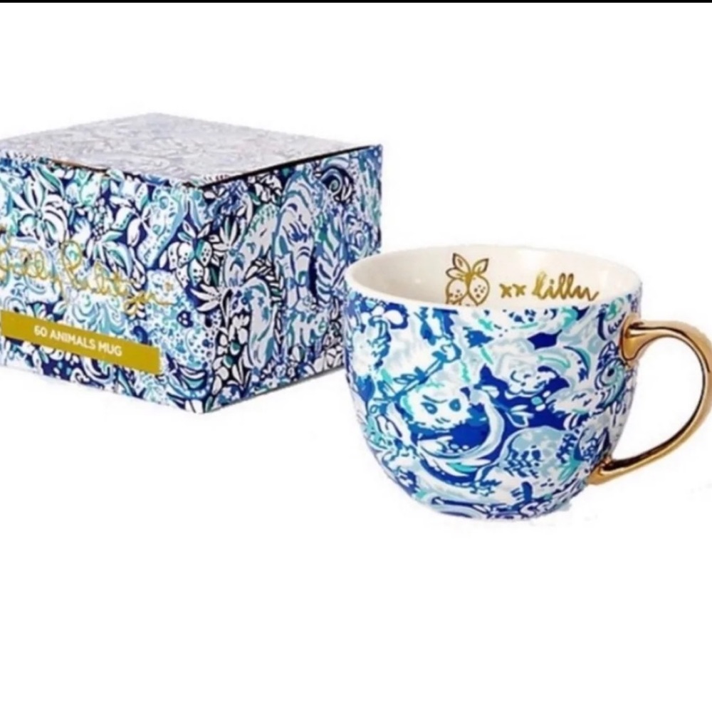 60 animals Lilly Pulitzer mug